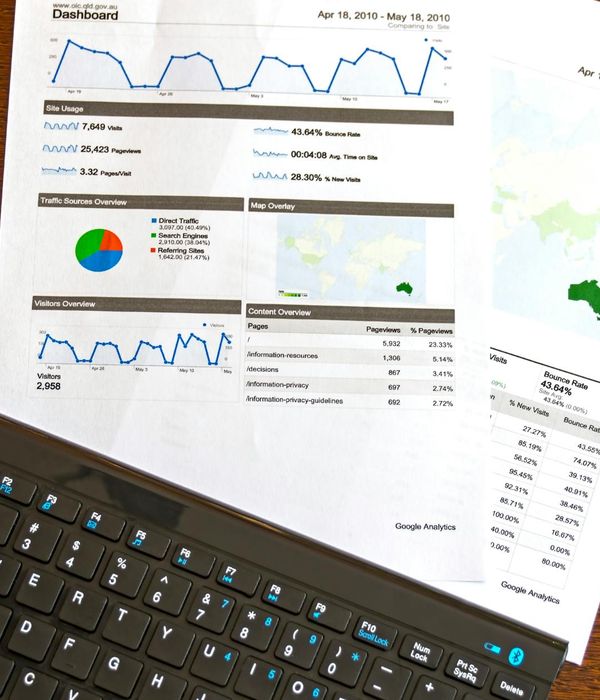 Financial analyst working with advanced analytics dashboard