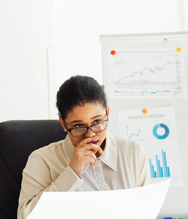 Woman financial consultant professional headshot